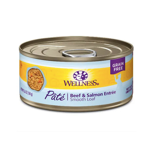 Wellness Complete Health Beef & Salmon Entree Pate Adult Cat Food