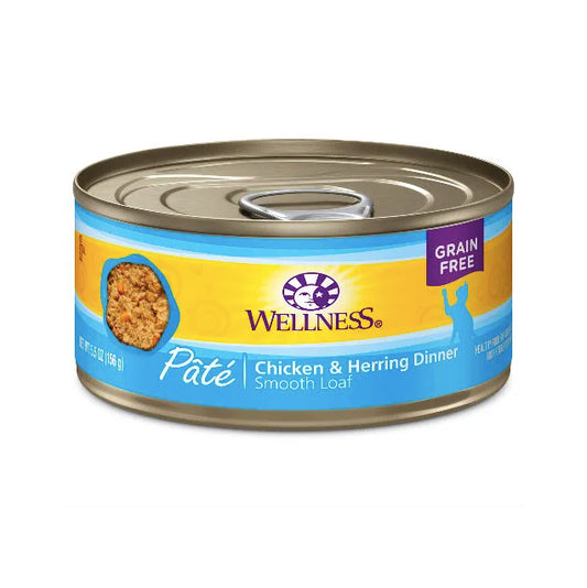 Wellness Complete Health Chicken & Herring Dinner Pate Adult Cat Food
