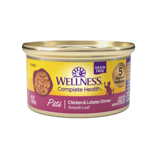 Wellness Complete Health Chicken & Lobster Pate Adult Cat Food