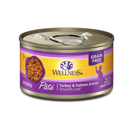 Wellness Complete Health Turkey & Salmon Entree Pate Adult Cat Food